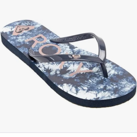 NEW Roxy tie dye flip flops/thong/sandals - Picture 2 of 12